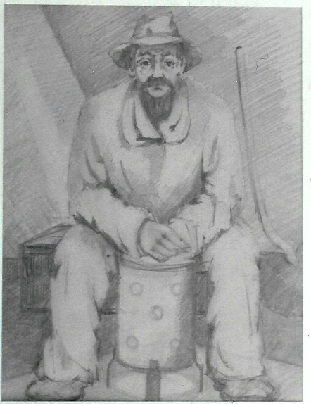 Ouvrier au brasero